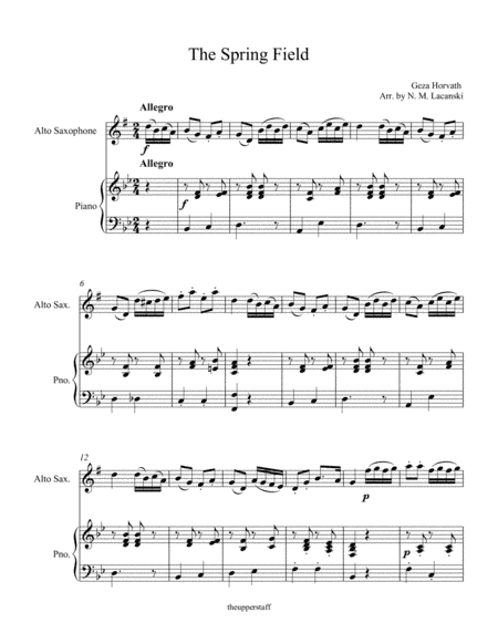 The Spring Field (arr. Nick Lacanski)