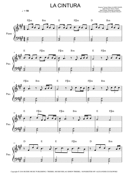 La Cintura (arr. Music-holley)