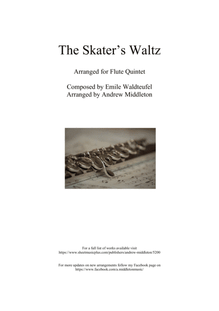 The Skater's Waltz arranged for Flute Quintet (arr. Andrew Middleton)