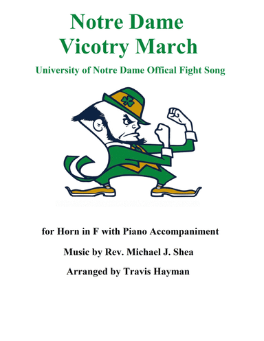 Notre Dame Victory March - Horn in F (arr. Travis Hayman)