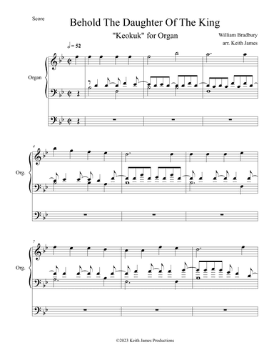 Behold, The Daughter Of The King (arr. Keith James)
