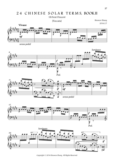 24 Chinese Solar Terms,Bk.2,No.18: Frost Descent