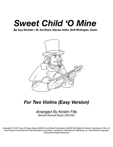 Sweet Child O' Mine (arr. Kirstin Fife (Blonde Recluse Music, ASCAP))