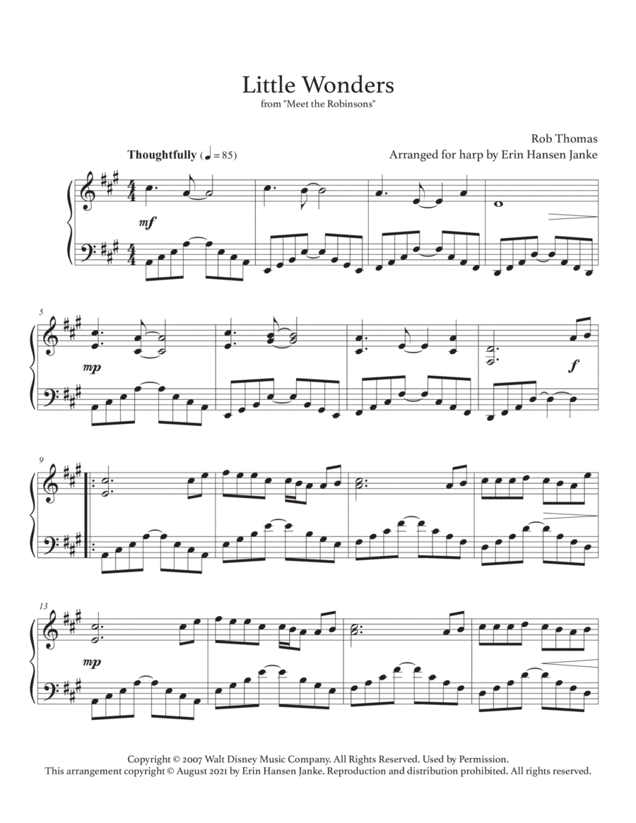 Little Wonders (arr. Erin Hansen Janke)