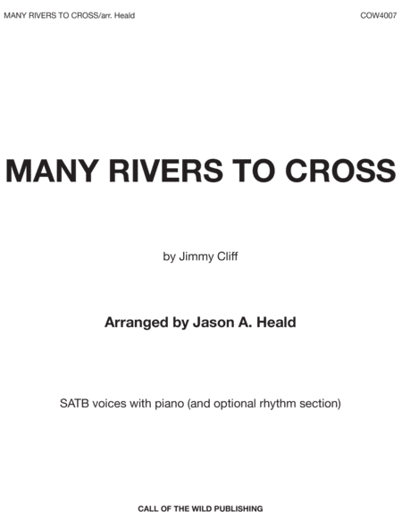 Many Rivers To Cross (arr. Jason A. Heald)