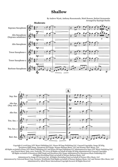 Shallow (arr. Kayleigh Huelin)