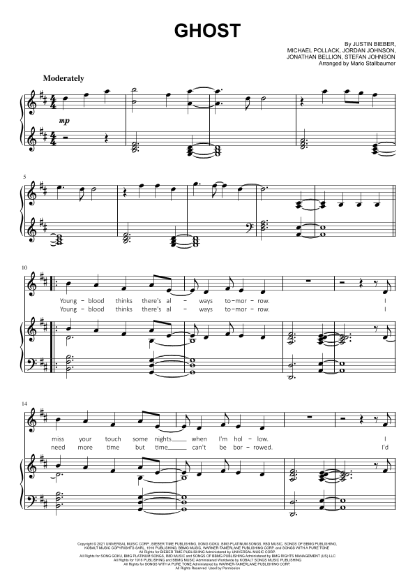 Ghost (arr. Mario Stallbaumer)