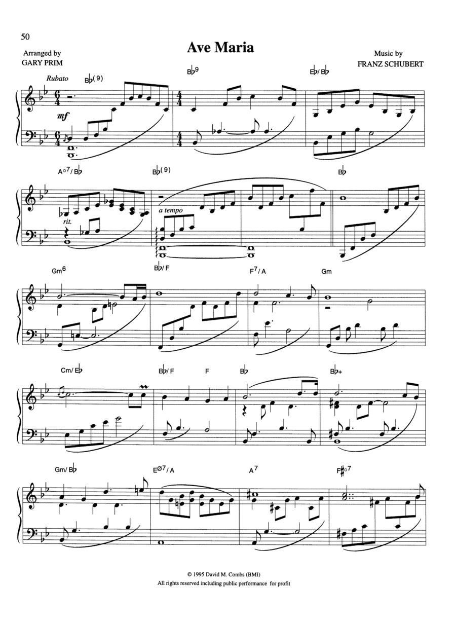 Ave Maria (arr. Gary Prim)