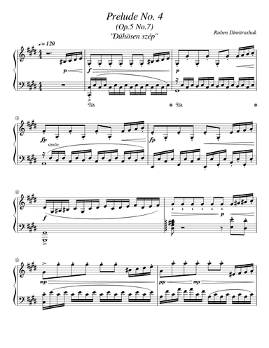 Prelude No.4 - Ruben Dimitrashuk (Op.5 No.7)