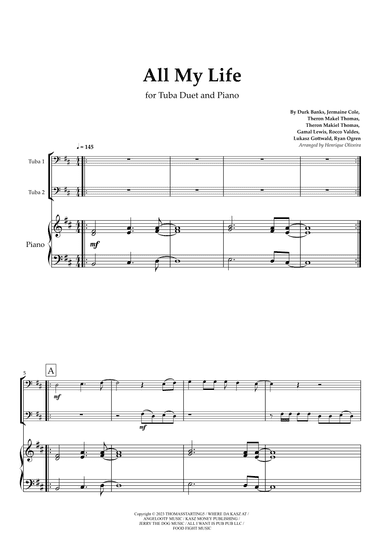 All My Life (arr. Henrique Oliveira)