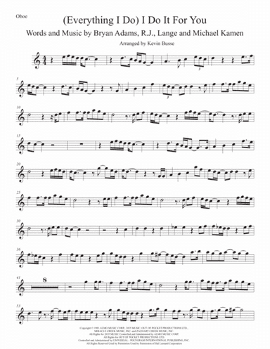 (Everything I Do) I Do It For You (arr. Kevin Busse)