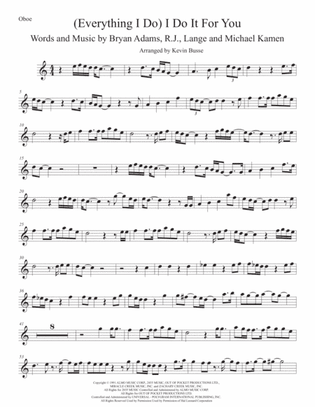 (Everything I Do) I Do It For You (arr. Kevin Busse)