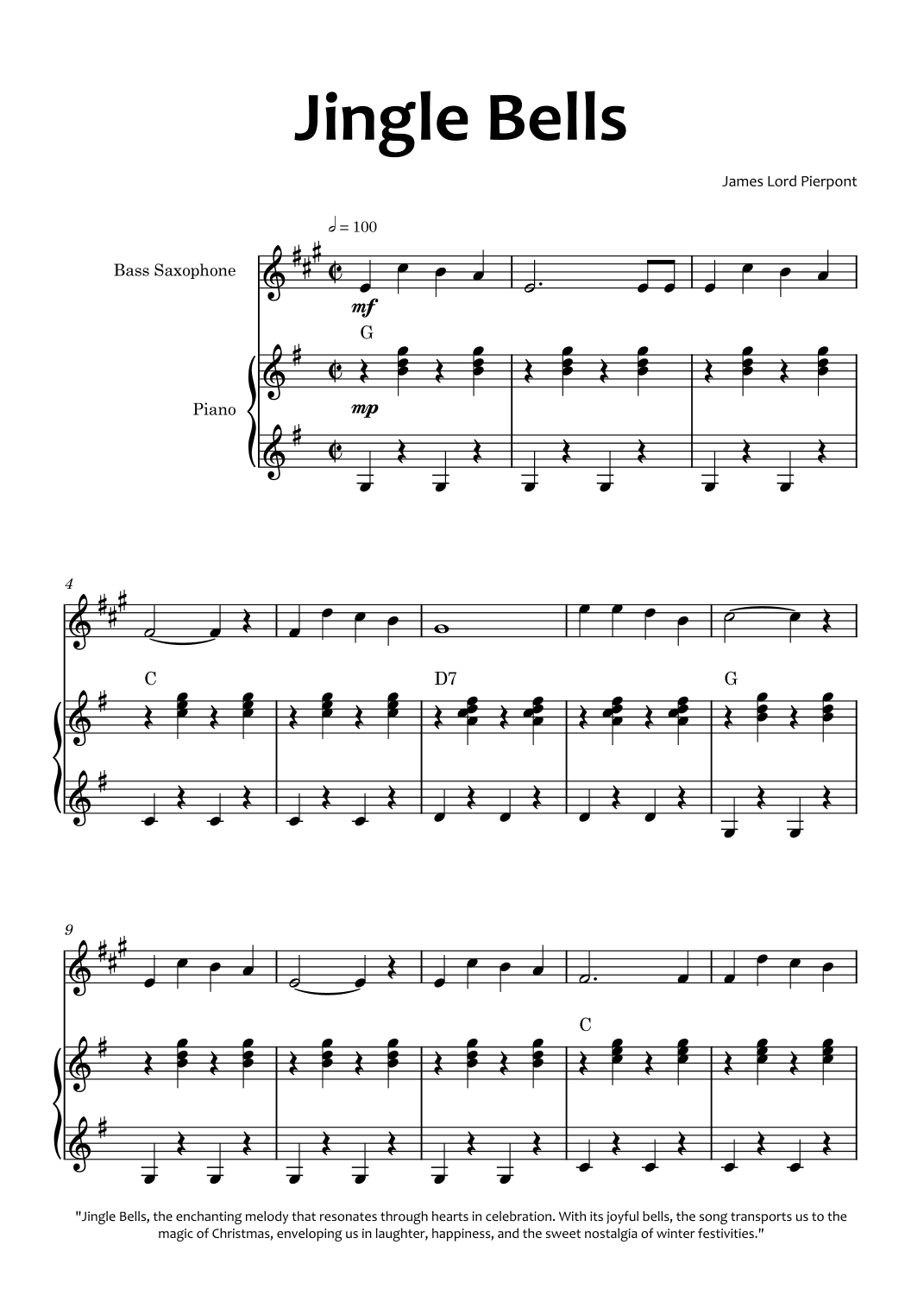 Jingle Bells (arr. Glauco Fernandes)