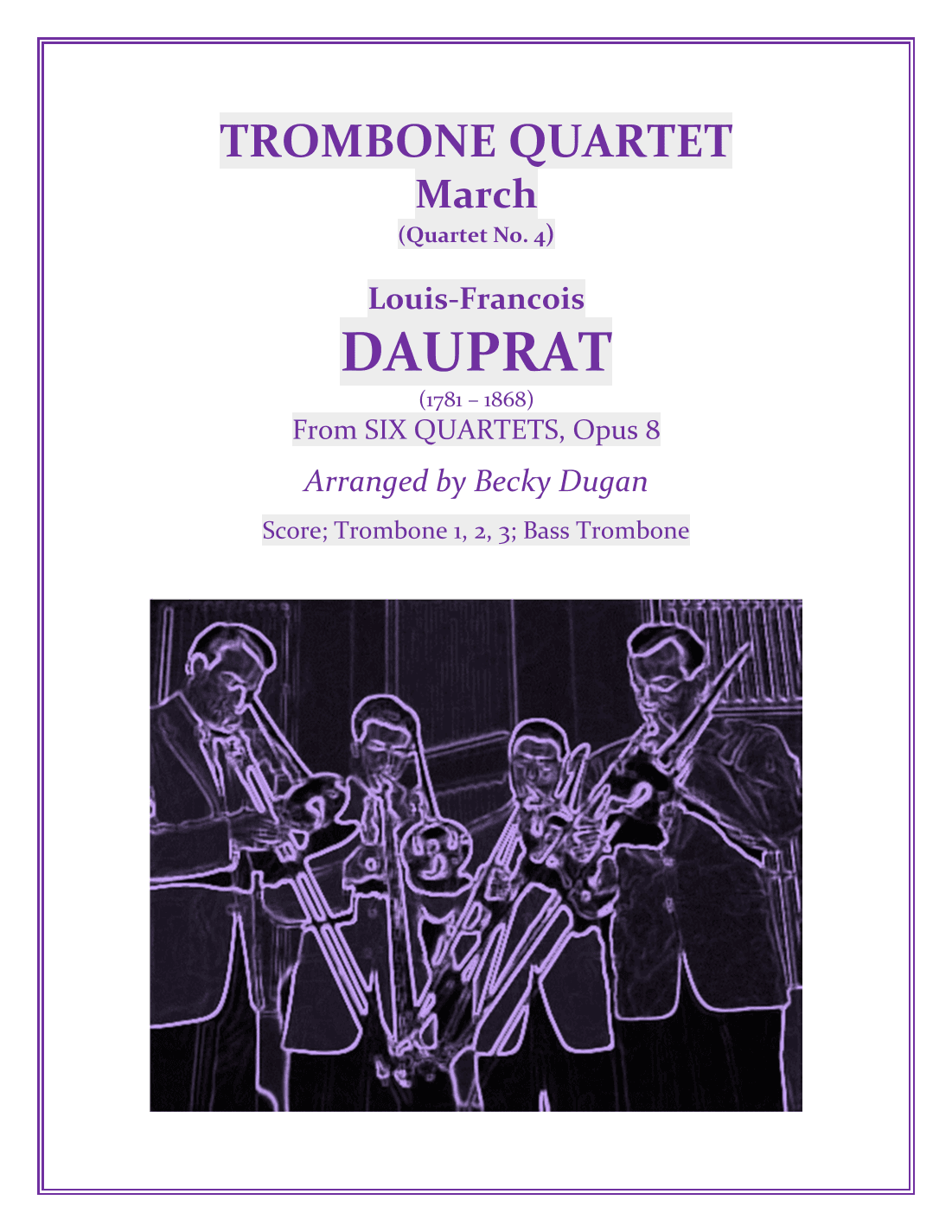 MARCH (Quartet No. 4) (arr. Becky Dugan)