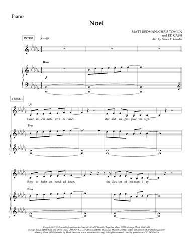 Noel (arr. Arranged by Eliseu F. Guedes)
