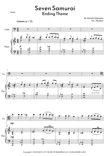 Seven Samurai Ending Theme (arr. Musikeo)
