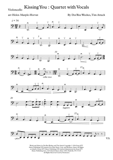 Kissing You (arr. HELEN MARPLE-HORVAT)