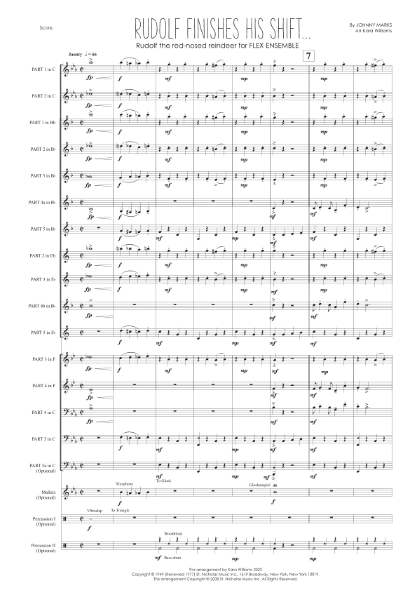 Rudolph The Red-nosed Reindeer (arr. Kara Williams)