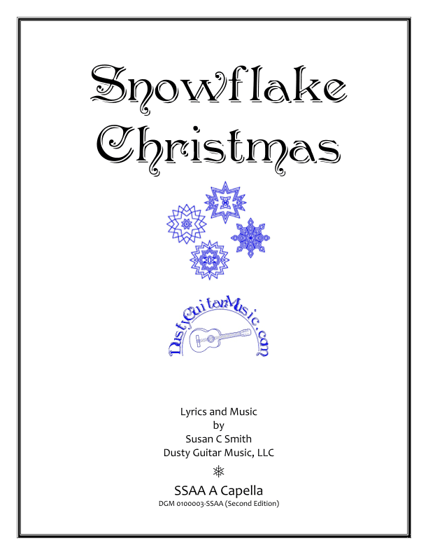 Snowflake Christmas SSAA A Capella