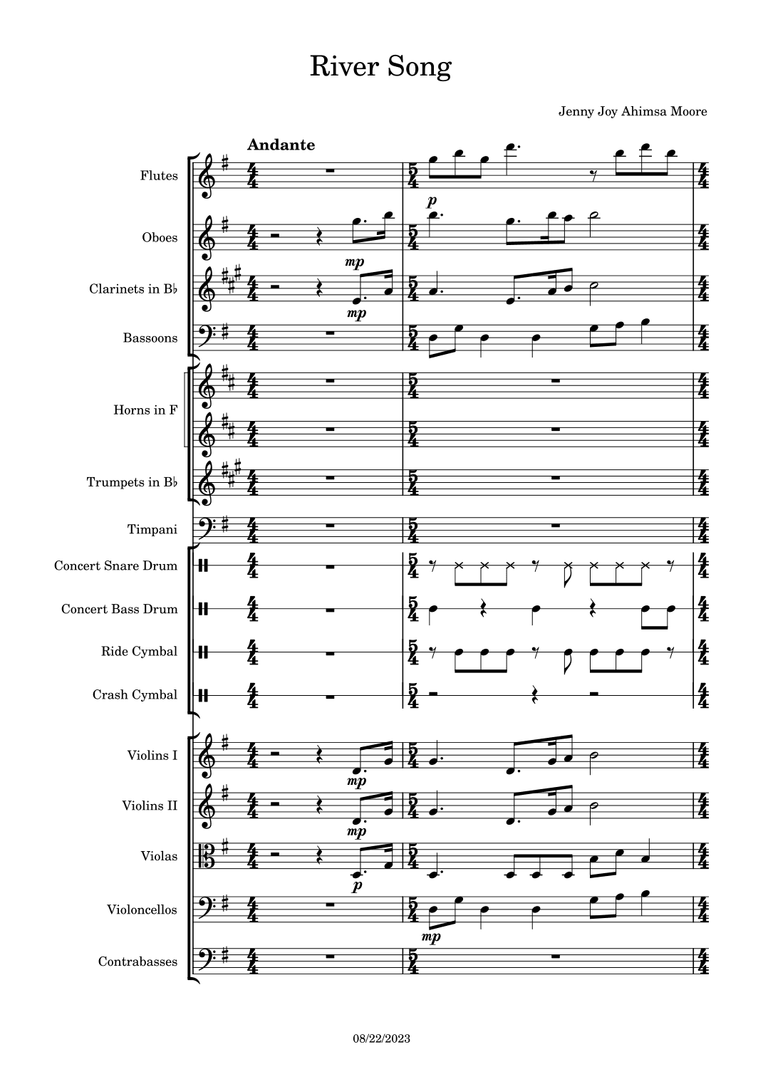 River Song - Score Only