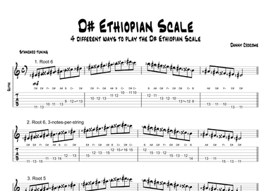 D# Ethiopian Scale (4 Ways to Play)