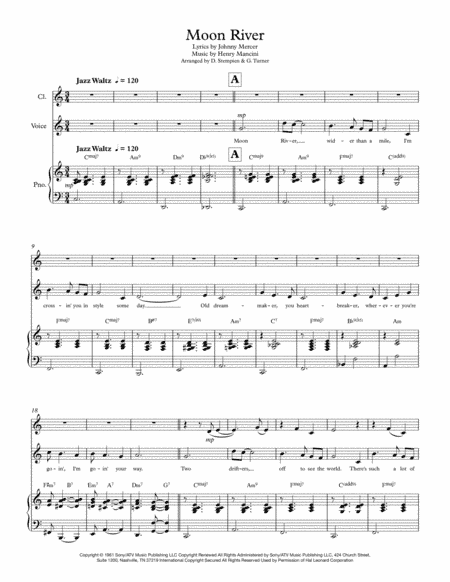 Moon River (arr. Standard Time)