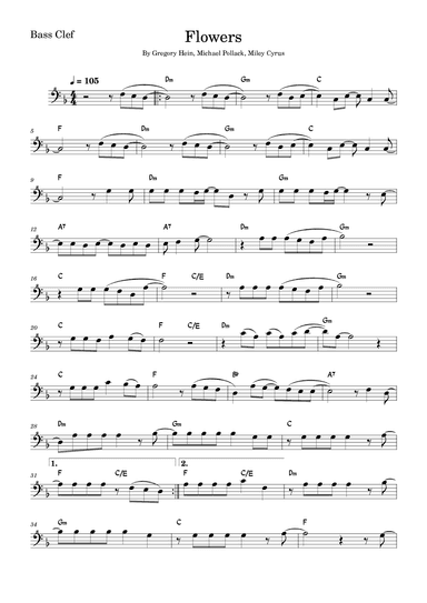 Flowers (arr. Fabio Eduardo de Oliveira)