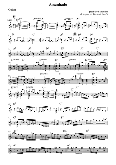 Assanhado (arr. Fernando Corrêa)