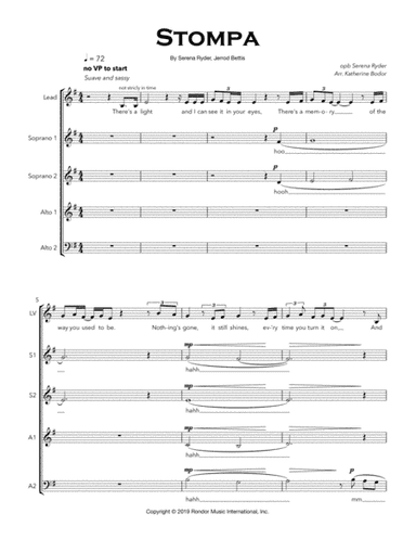 Stompa (arr. Katherine Bodor)