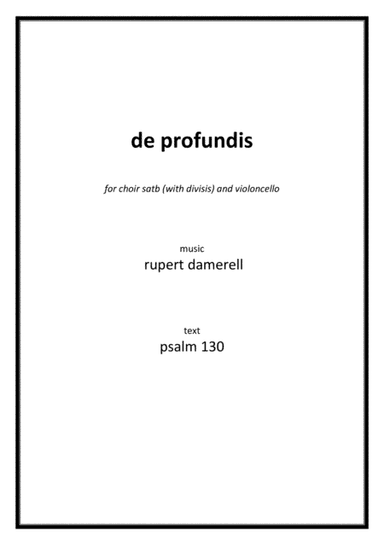 De Profundis