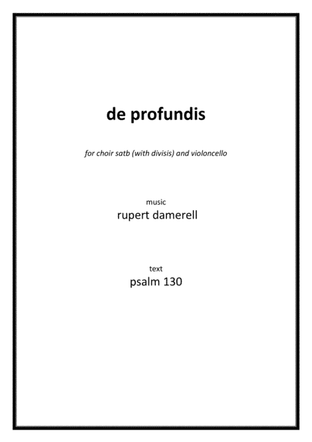De Profundis
