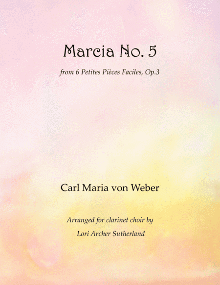 Marcia No. 5 (Op. 3) (arr. Lori Archer Sutherland)