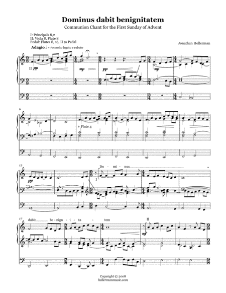 Dominus Dabit Benignitatem