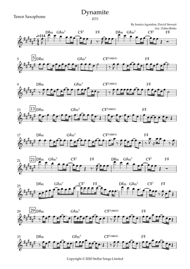 Dynamite (arr. Fabio Britto)
