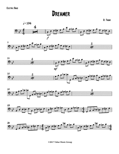 Dreamer (Electric Bass)