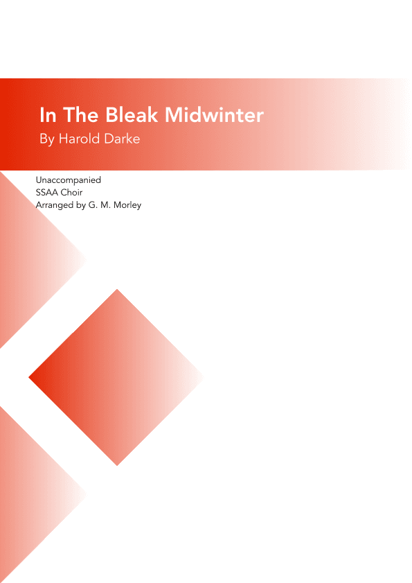 In The Bleak Midwinter - A Cappella - SSAA (arr. G. M. Morley)