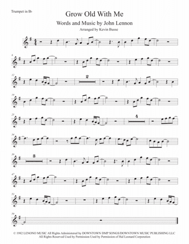 Grow Old With Me (arr. Kevin Busse)
