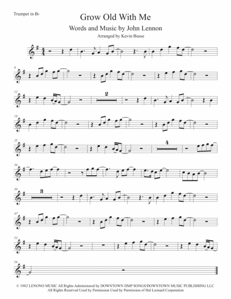Grow Old With Me (arr. Kevin Busse)