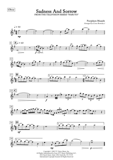 Sadness And Sorrow (arr. ACT Bortolucci)
