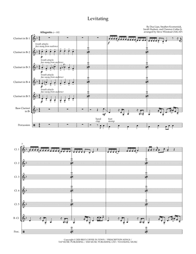 Levitating (arr. Steve Winstead)