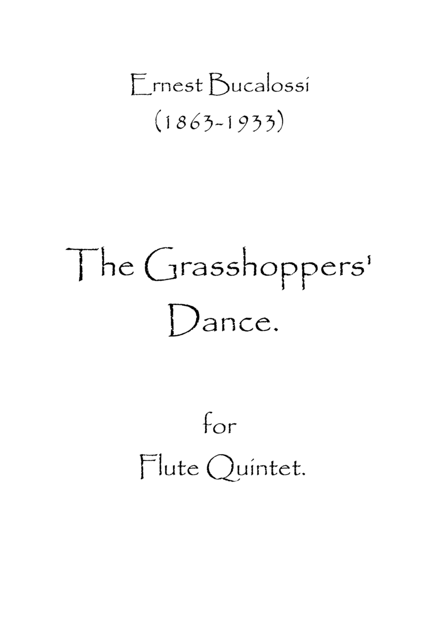 The Grasshoppers' Dance (arr. Spence Bundy)