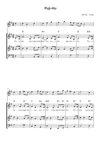 Thanks to God for my Redeemer - Score Only (arr. Angie Wiranata)