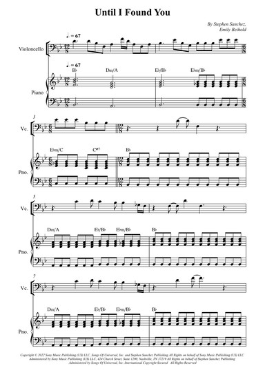 Until I Found You (arr. Wesley S. SIlva)