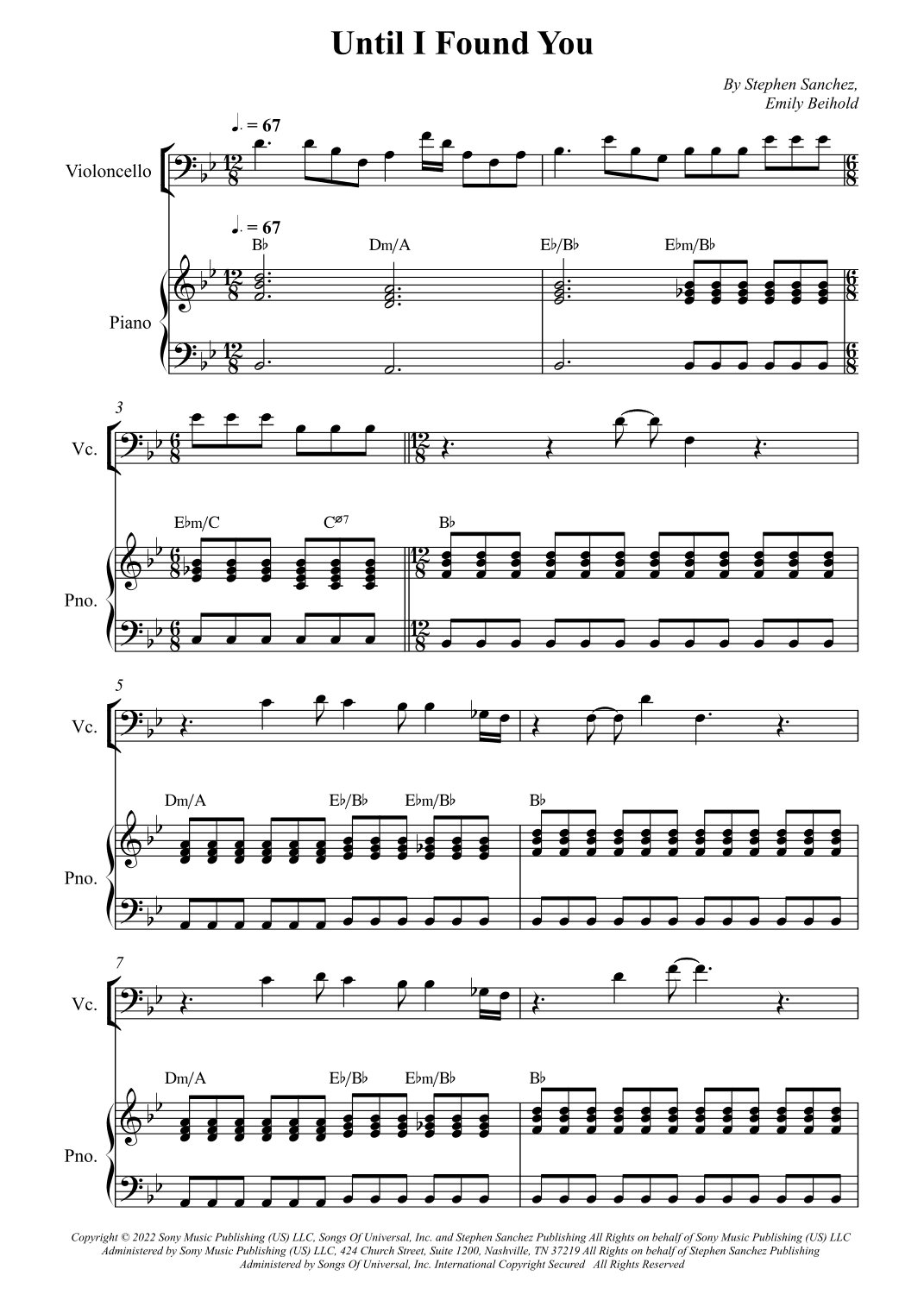 Until I Found You (arr. Wesley S. SIlva)