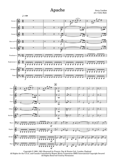 Apache (arr. Colin Batt)