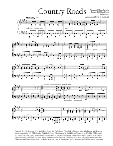 Take Me Home, Country Roads (arr. Nicholas Steinbach)