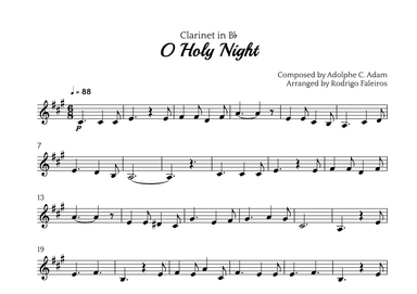 O Holy Night (arr. Rodrigo Faleiros)