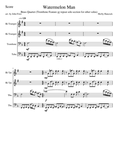 Watermelon Man (arr. John Fries)