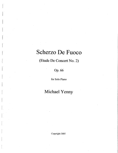 Scherzo de Fuoco, op. 66