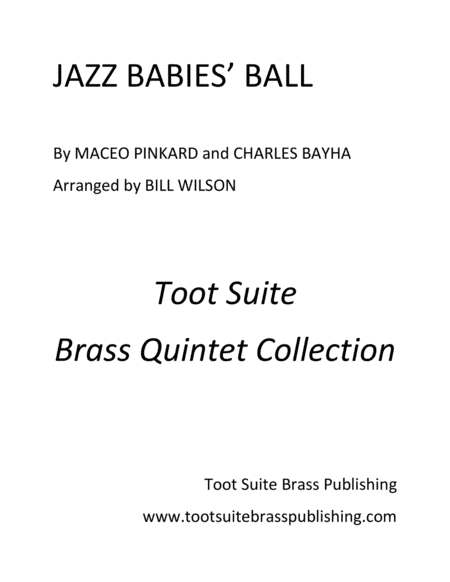 Jazz Babies' Ball (arr. Bill Wilson)